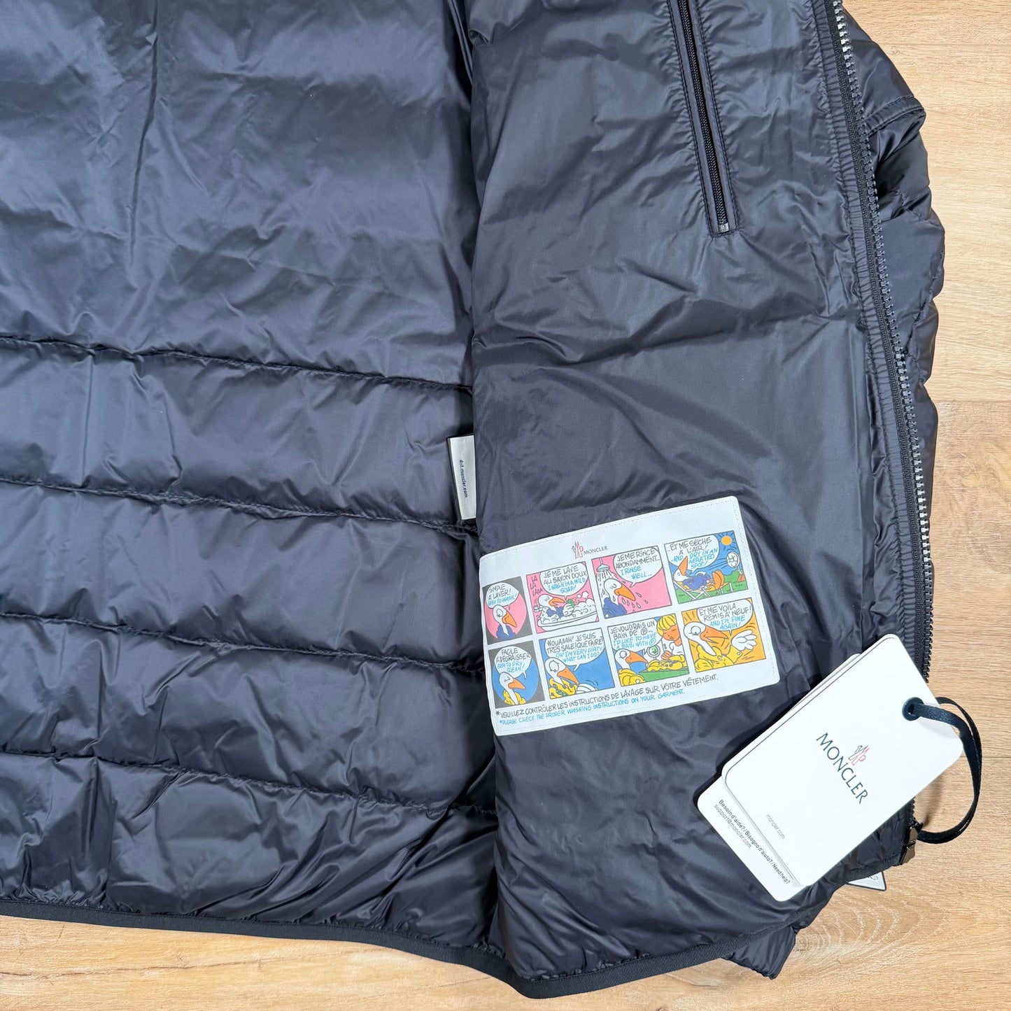 Moncler Najan Hooded Down Jacket in Blue