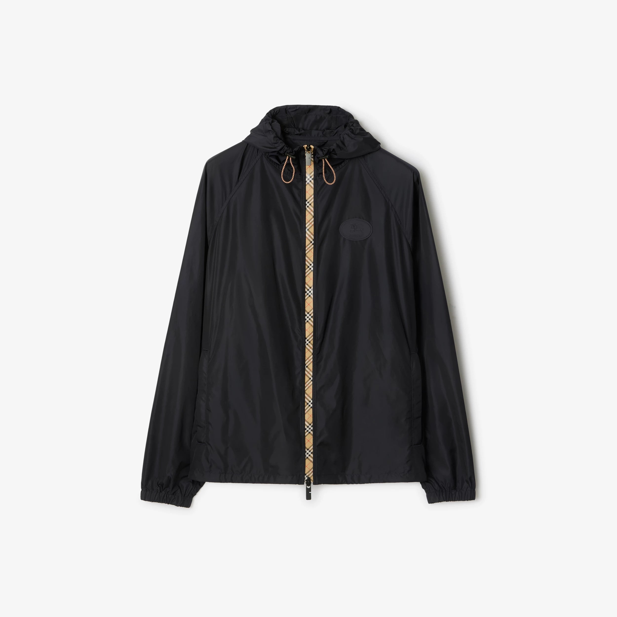 Burberry Nylon Clapton Hooded Jacket in Black