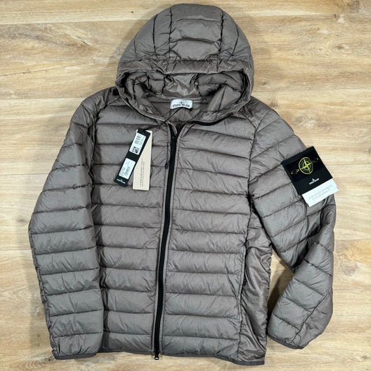 Stone Island Nylon Down-TC Jacket in Dove Grey