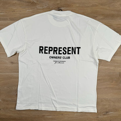 Represent Owners Club T-Shirt in Flat White