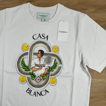 Casablanca Le Joueur T-Shirt in White