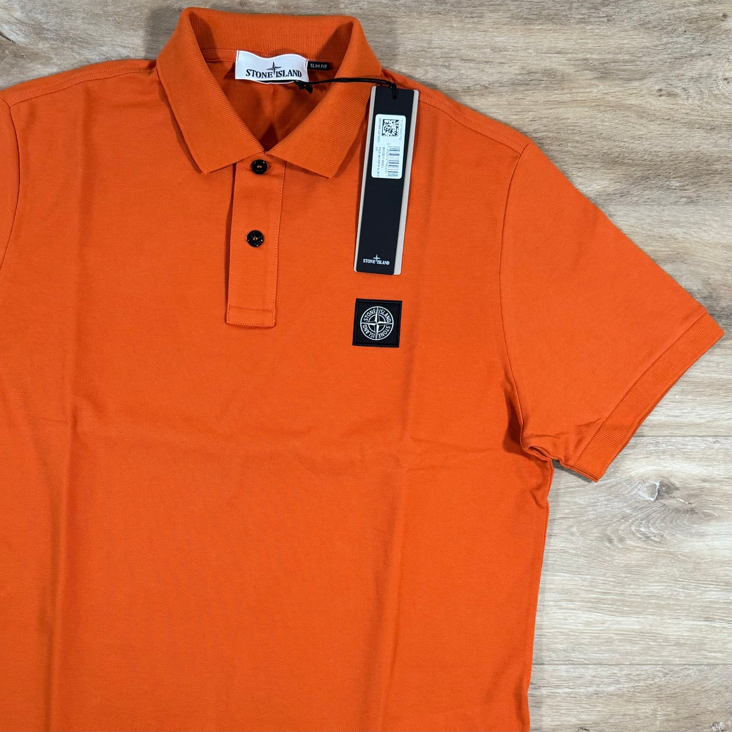 Stone Island Slim Polo Shirt in Orange