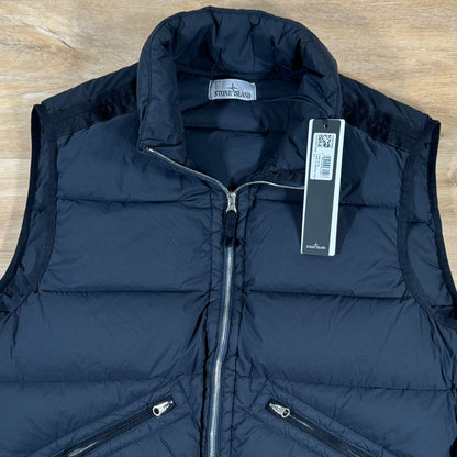 Stone Island Seamless Tunnel Nylon Down-TC Gilet in Navy