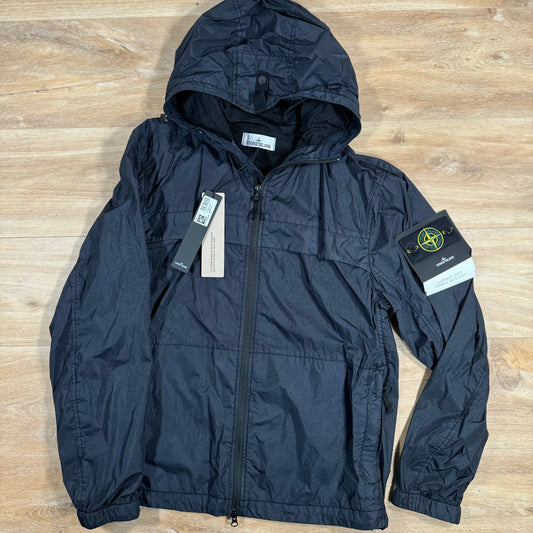 Stone Island Crinkle Reps NY Jacket in Navy