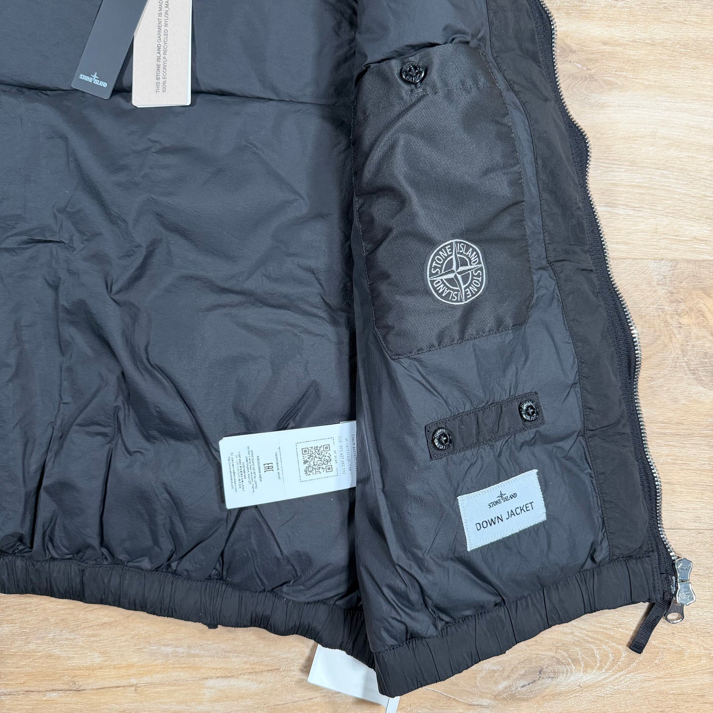 Stone Island Nylon Metal Down Vest in Black
