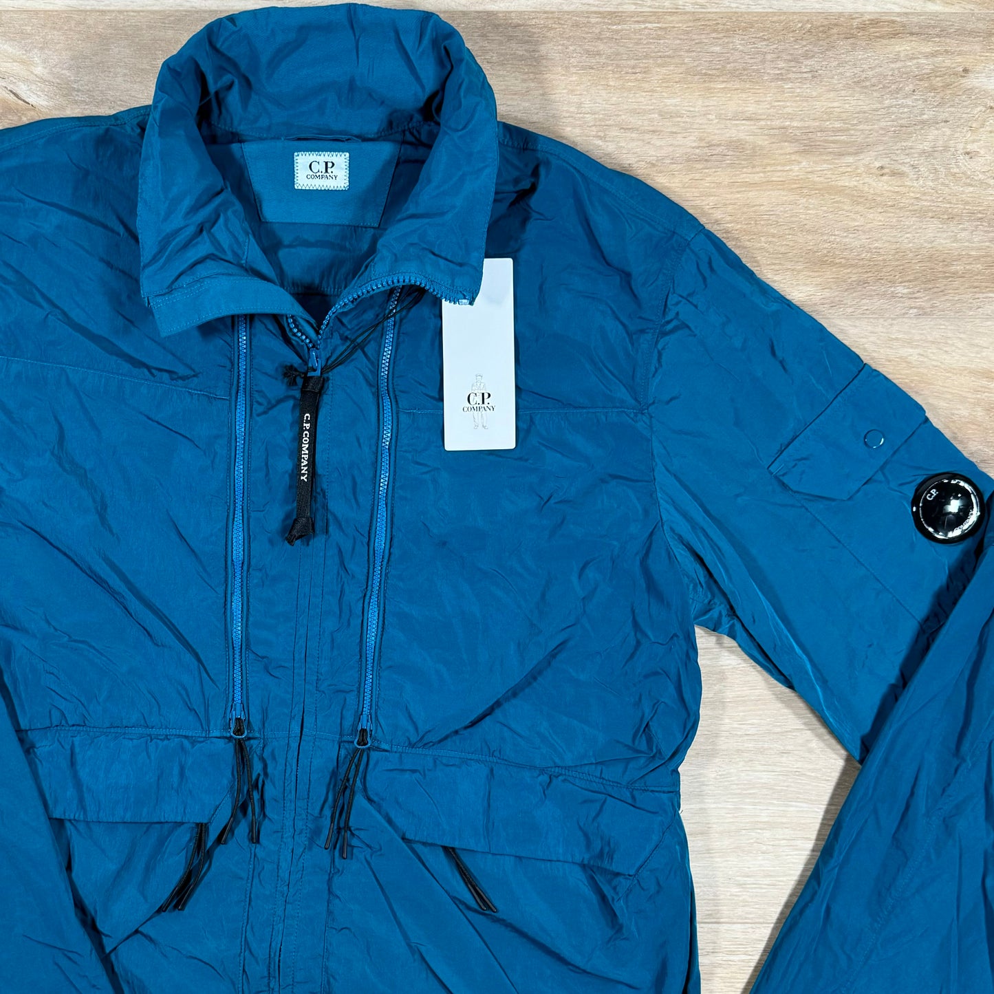 C.P. Company Chrome Lens Jacket in Ink Blue