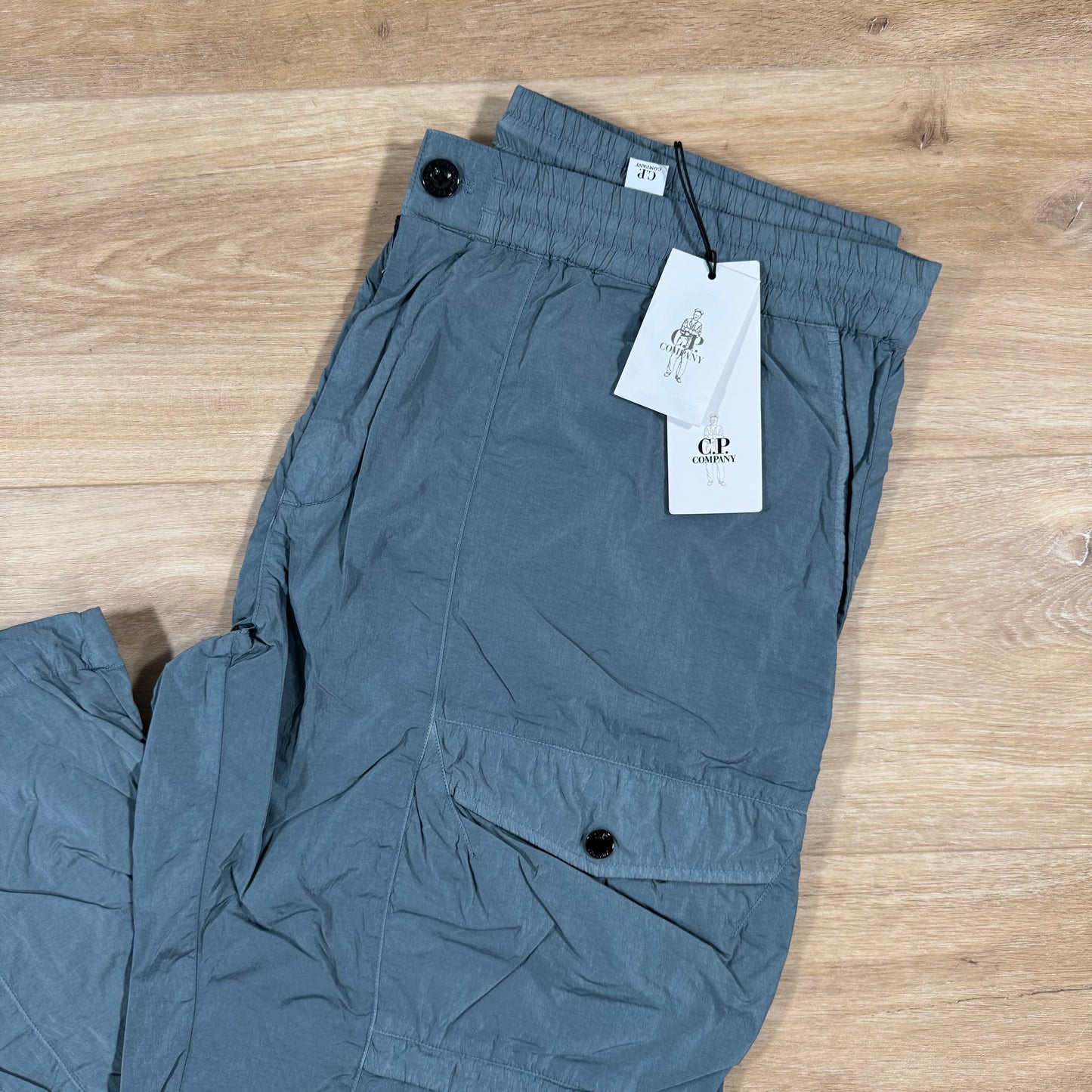 C.P. Company Chrome-R Cargo Lens Pants in Stormy Weather - Blue