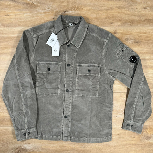 C.P. Company Corduroy Lens Shirt in Walnut