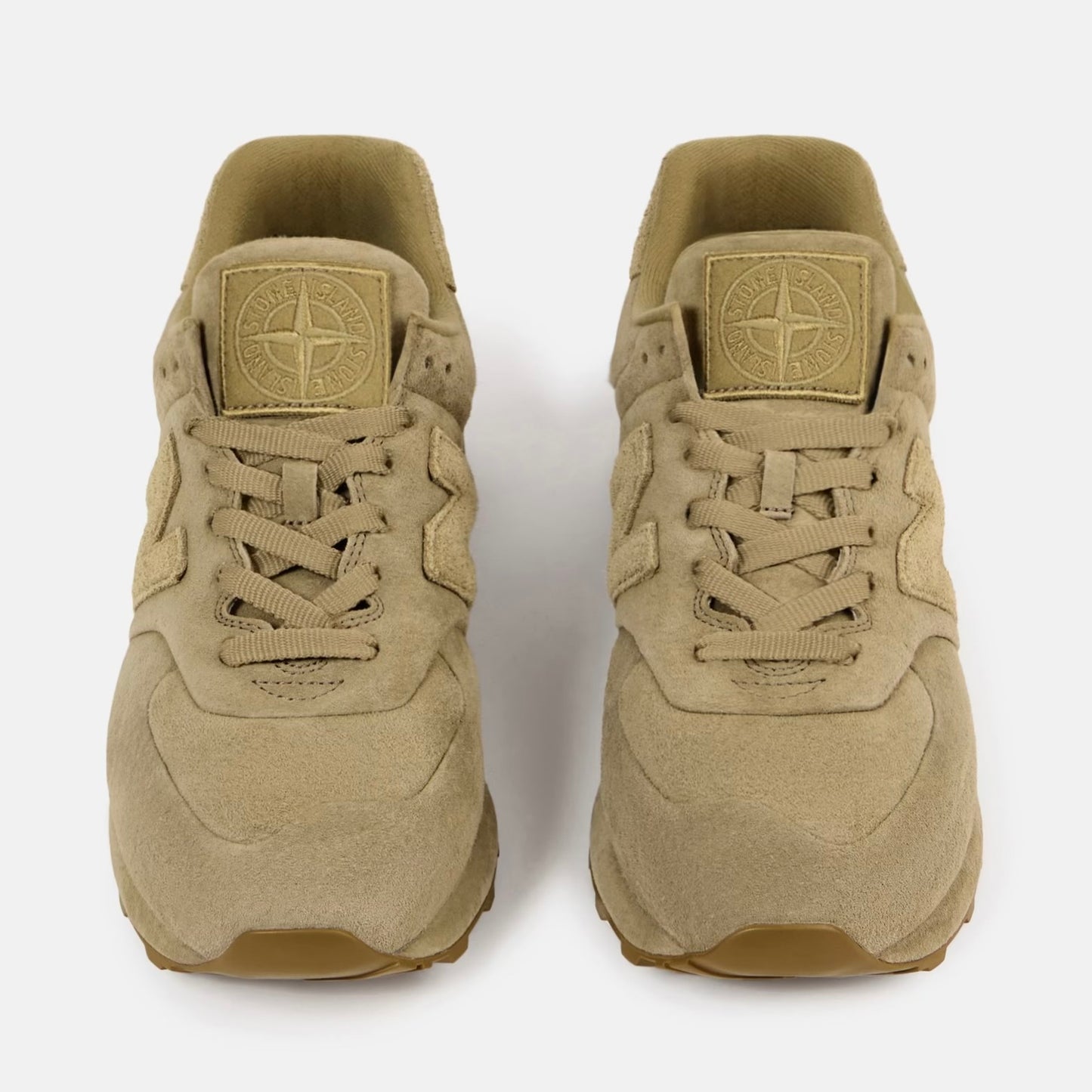 Stone Island | New Balance 574 Ghost Trainers in Dark Beige
