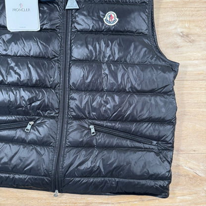 Moncler Gui Packable Down Gilet in Black