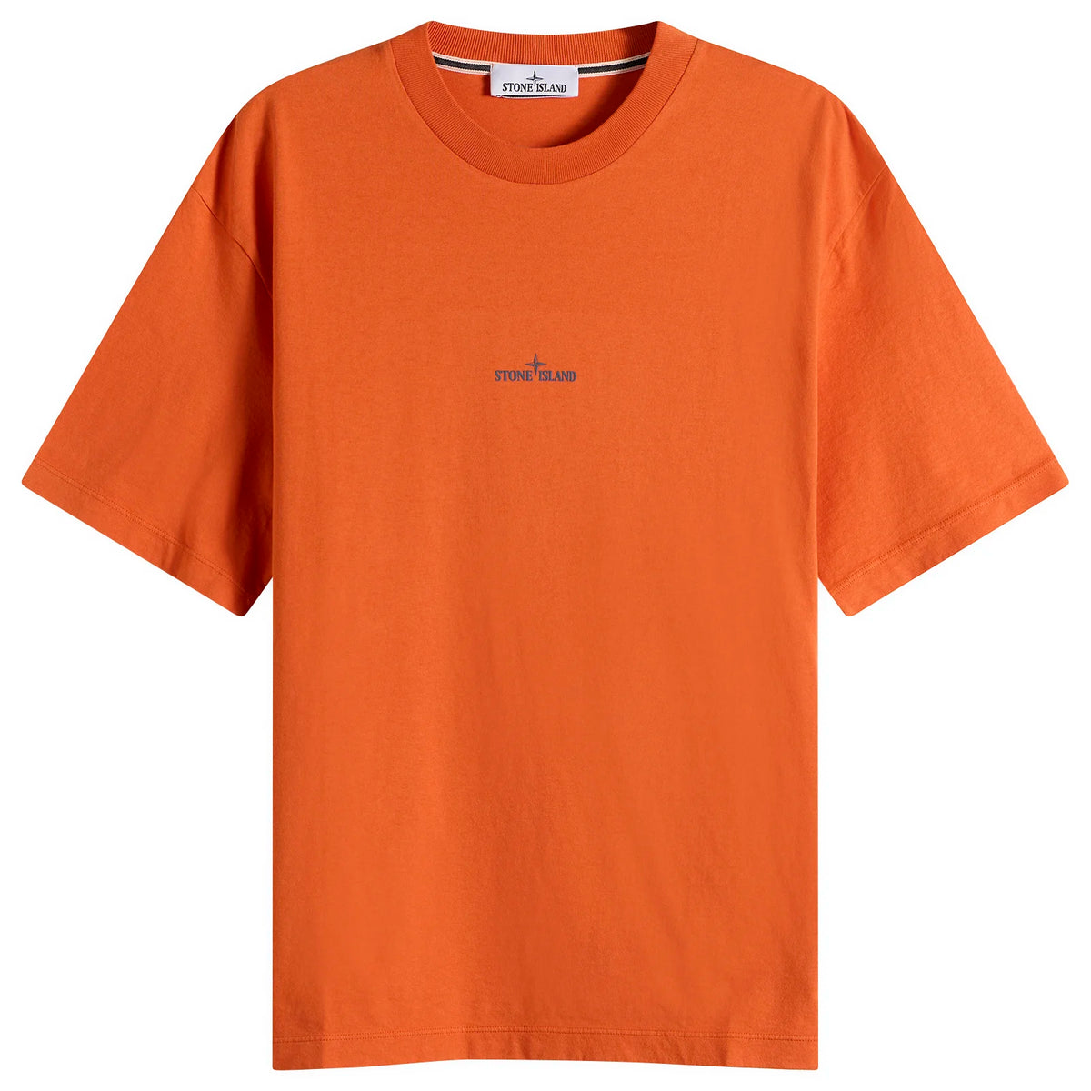 Stone Island 'Desert' Print T-Shirt in Burnt Orange
