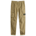 Stone Island Stretch Cotton Tela Paracadute Cargo Trousers in Military Green
