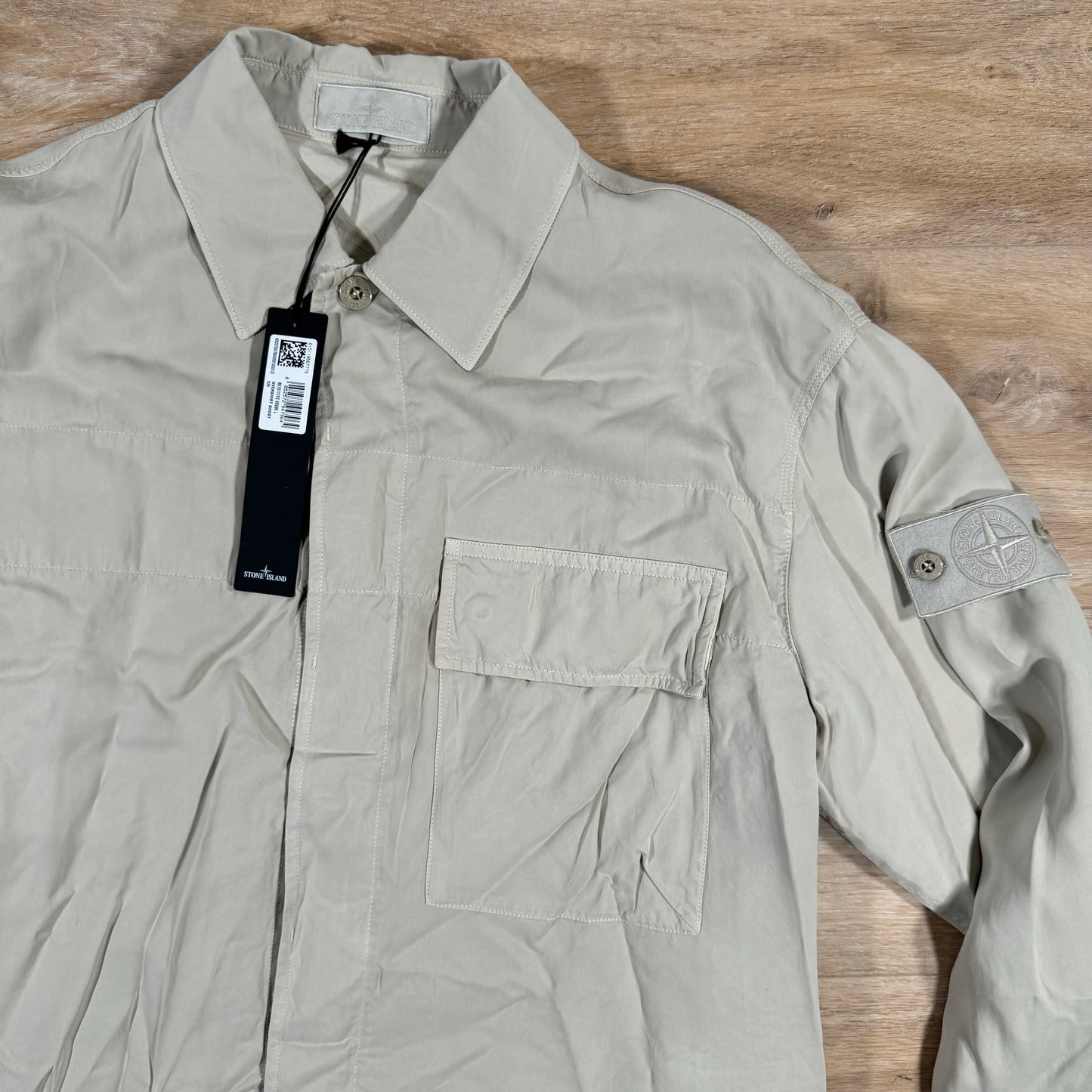 Stone Island Ghost Overshirt in Natural Beige