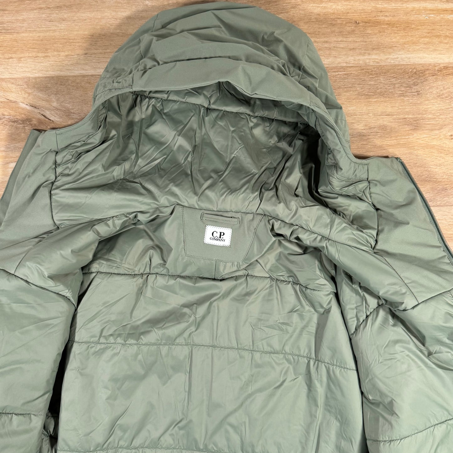 C.P. Company Pro-Tek Padded Lens Jacket in Green Banana