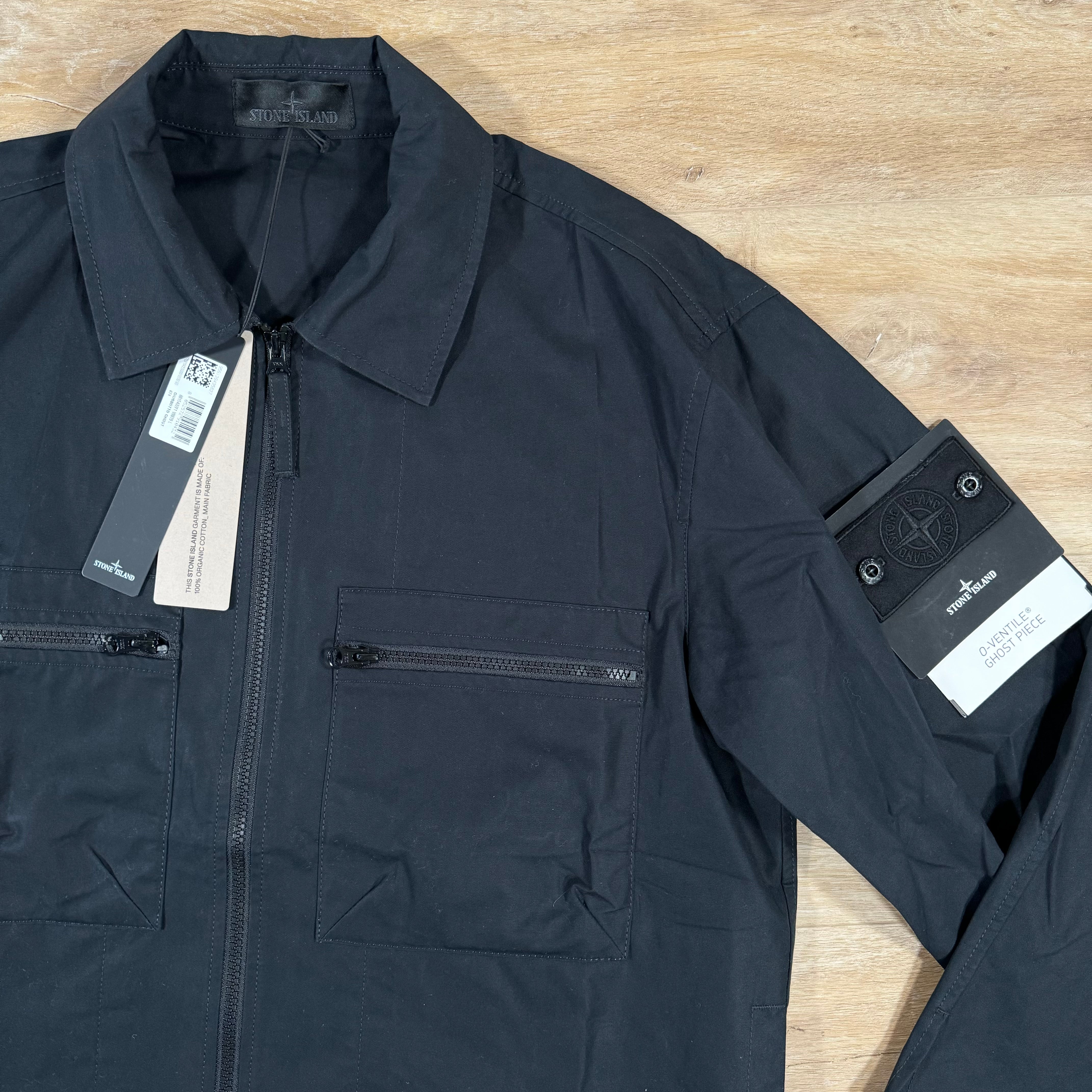 Stone island patch pocket overshirt online