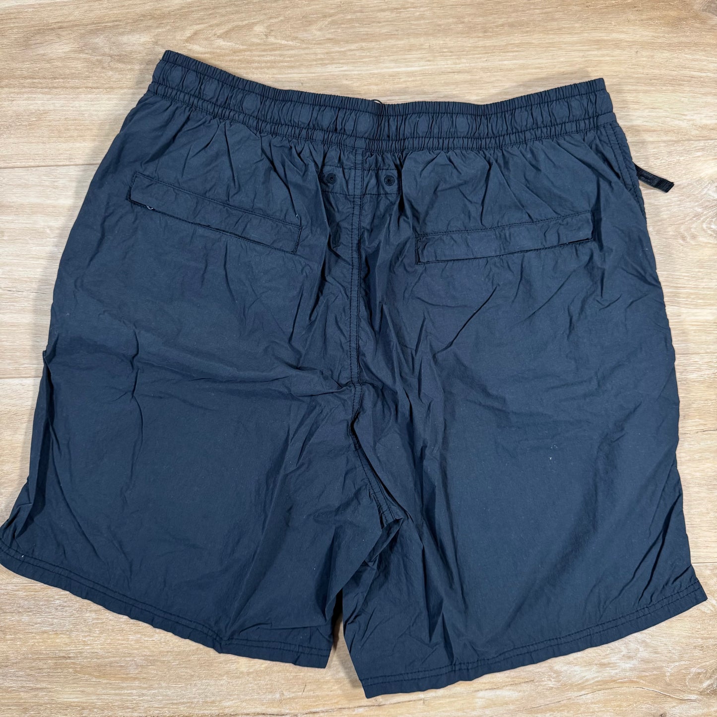 Stone Island Nylon Smerigliato Ghost Swim Shorts in Navy