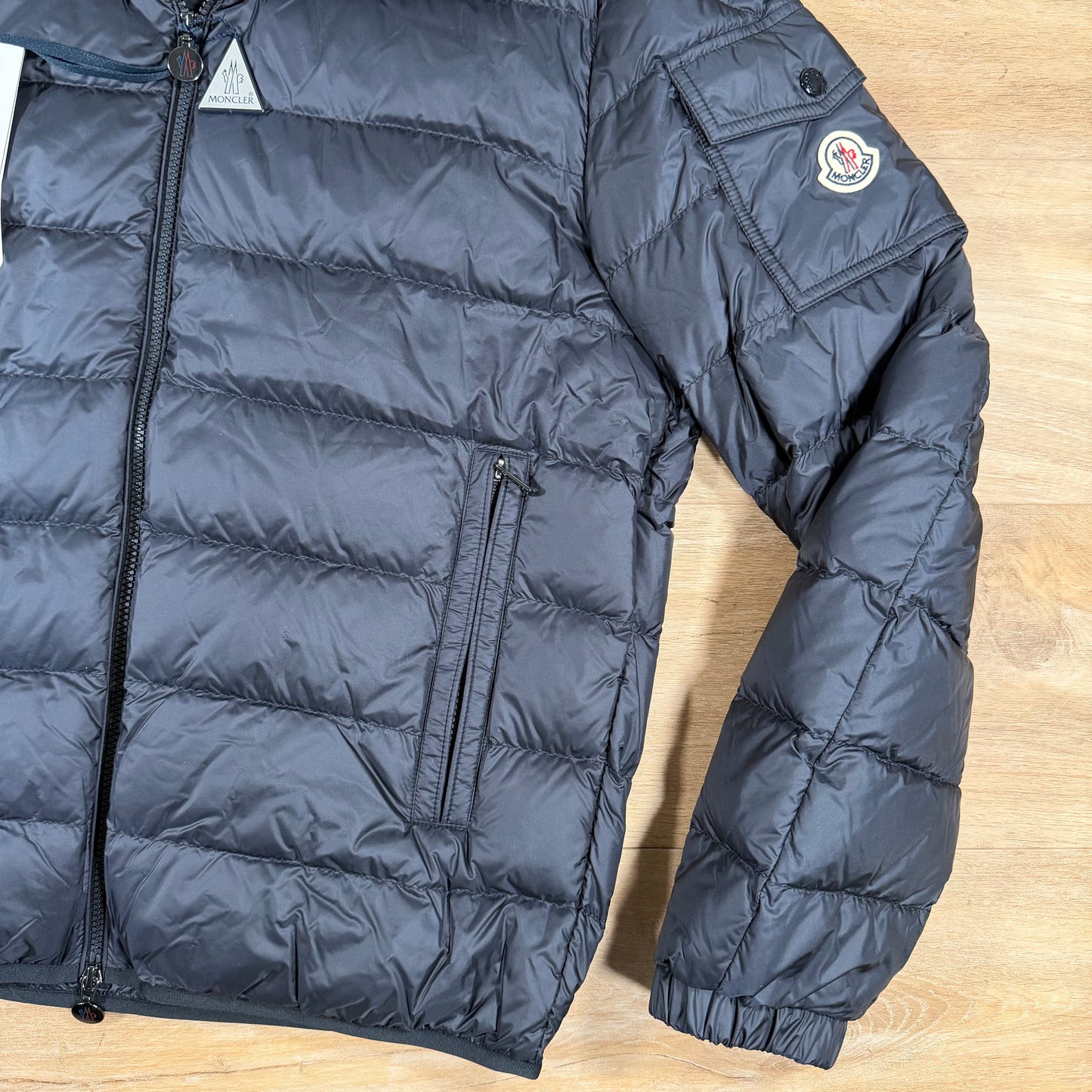 Moncler Najan Hooded Down Jacket in Blue