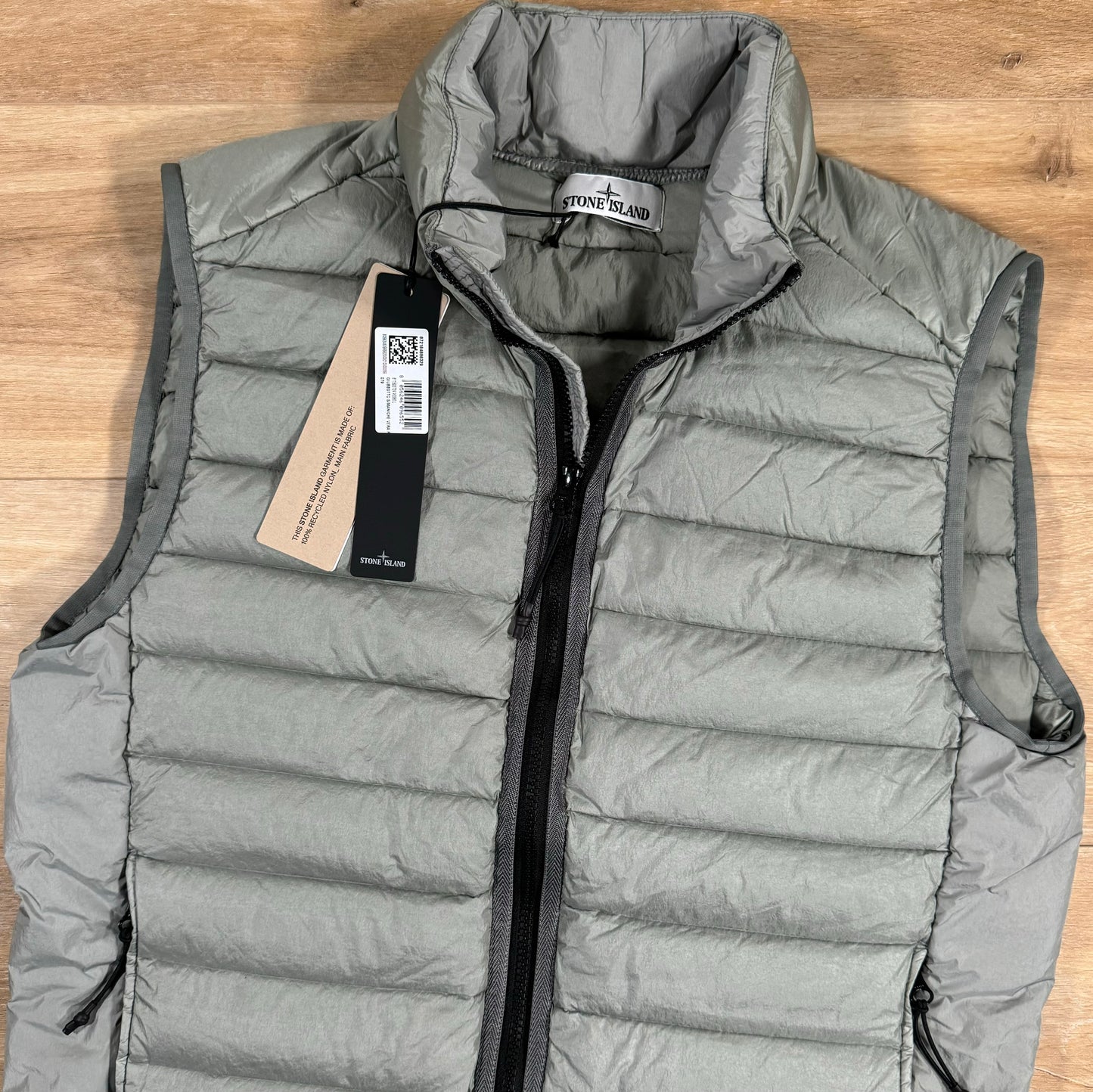 Stone Island Nylon Down-TC Light Vest in Grey