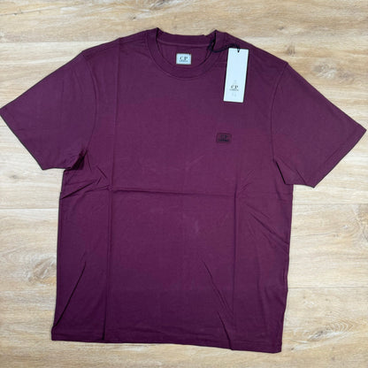 C.P. Company Logo Patch T-Shirt in Potent Purple