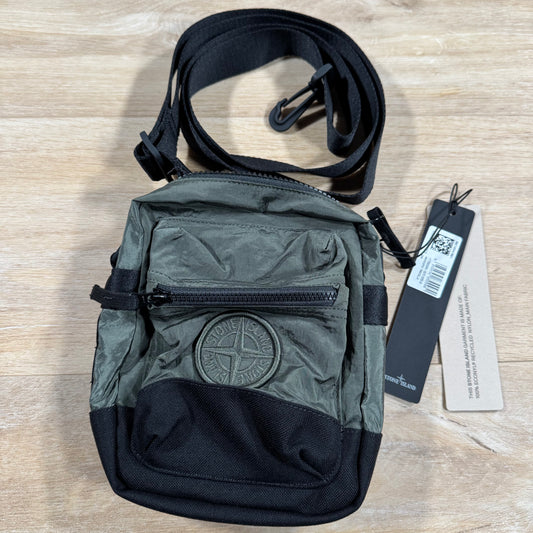 Stone Island Nylon Metal Pouch Bag in Musk Green