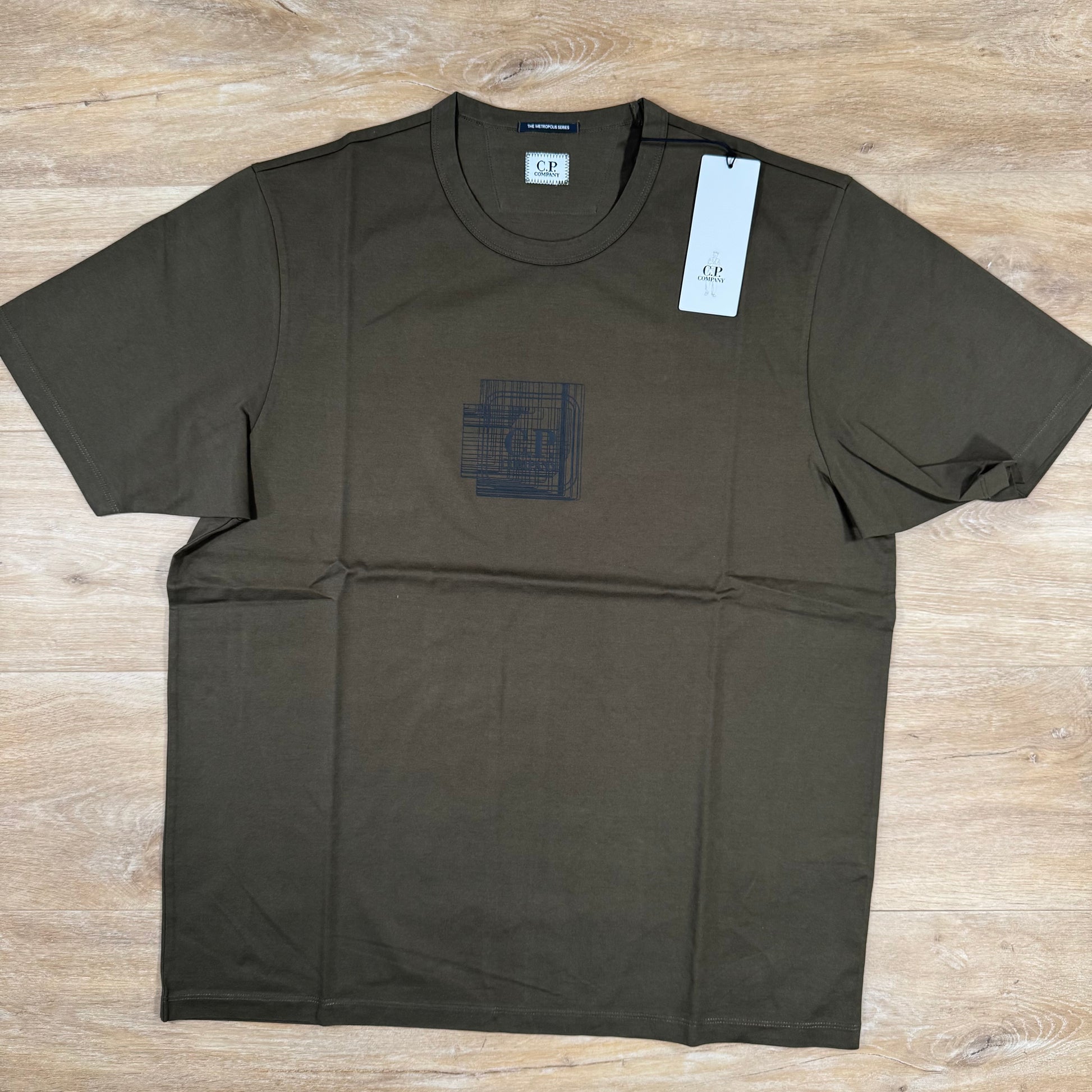 Company Metropolis Series Blurred Logo T-Shirt in Ivy Green