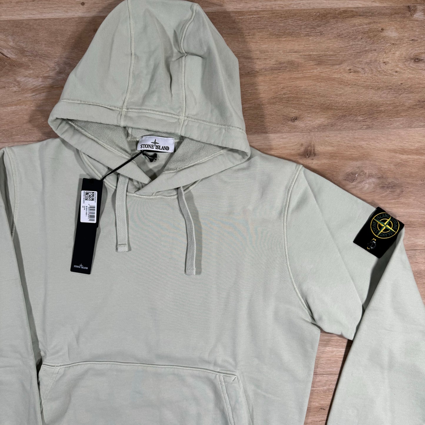 Stone Island Pullover Hoodie in Pistachio