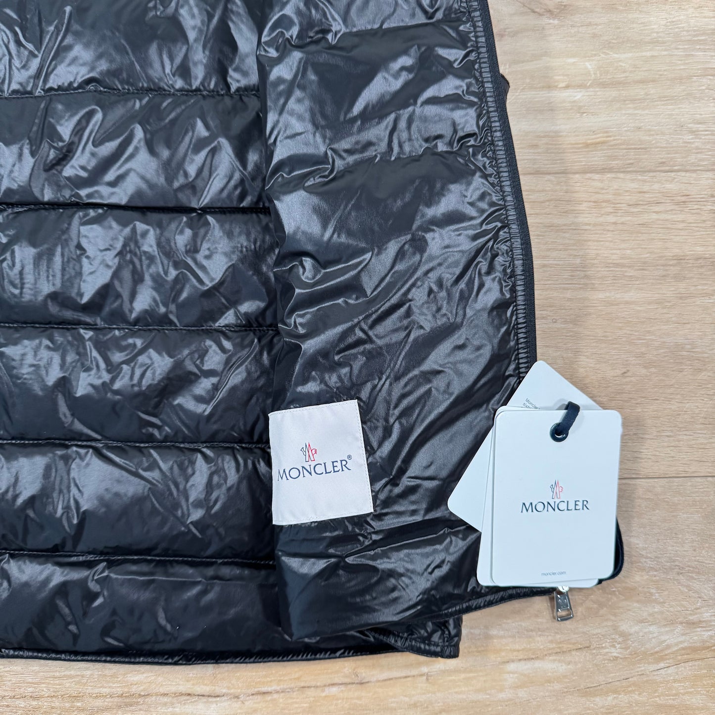Moncler Gui Packable Down Gilet in Black