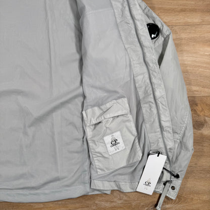 C.P. Company Chrome-R Lens Overshirt in Blue Fox - Grey