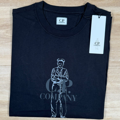 C.P. Company British Sailor T-Shirt in Black