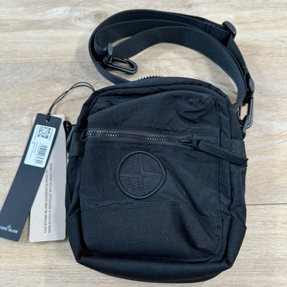 Stone Island Nylon Metal Bum Bag in Black