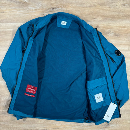 C.P. Company Taylon L Lens Overshirt in Ink Blue