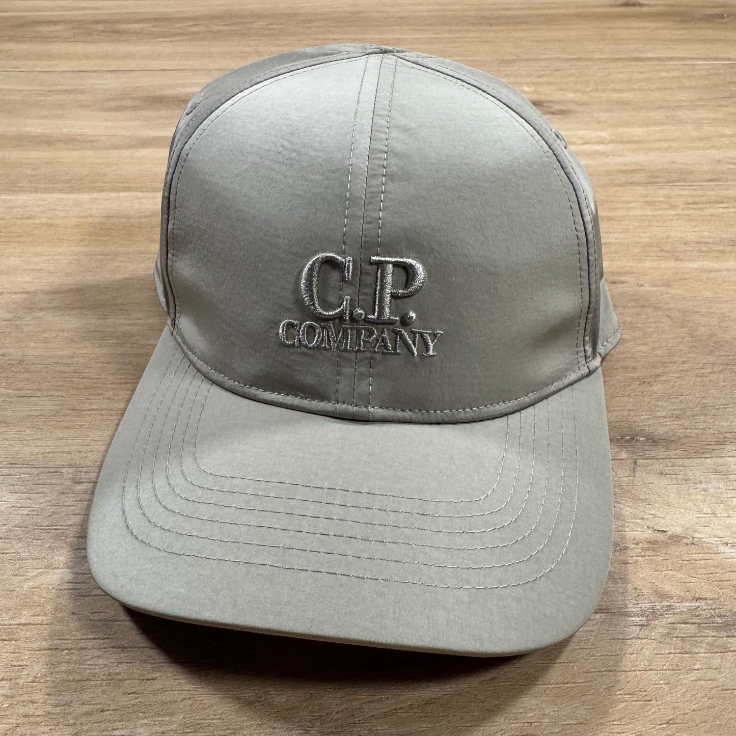 C.P. Company Chrome-R Logo Cap in Vintage Khaki