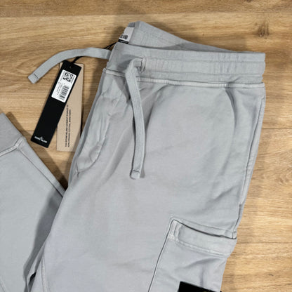 Stone Island Slim Fit Sweatpants in Pearl Grey
