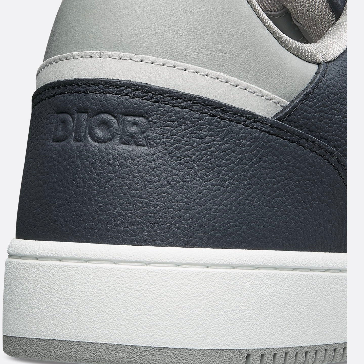 Dior B27 Uptown Low-Top Sneaker in Navy Blue / Dior Grey