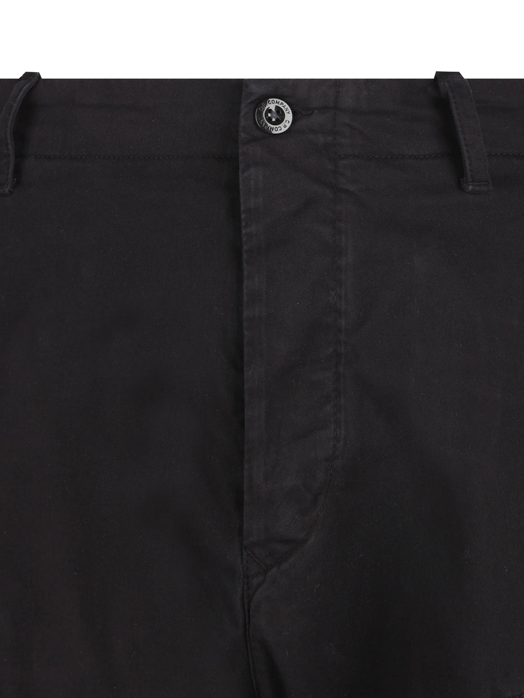 C.P. Company Stretch Sateen Lens Cargo Pants in Black
