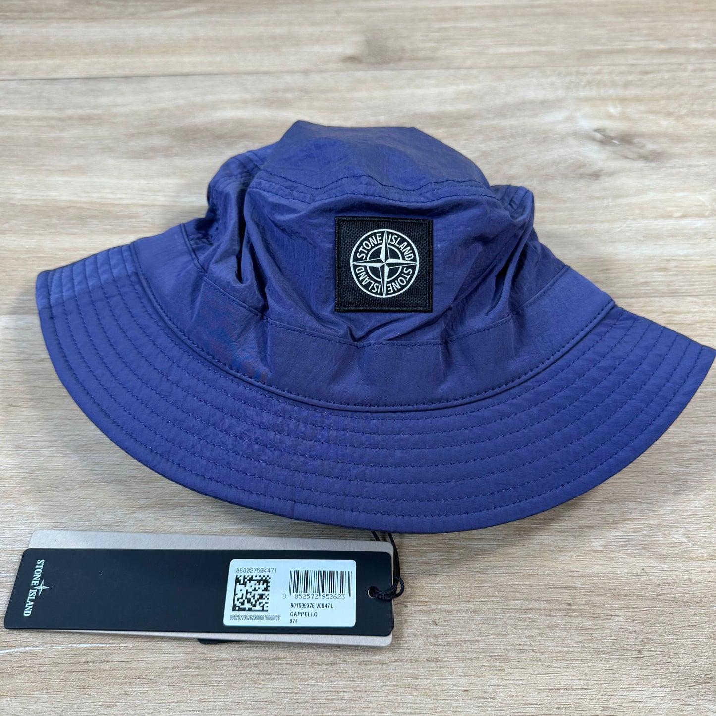 Stone Island Nylon Metal Bucket Hat in Lavender