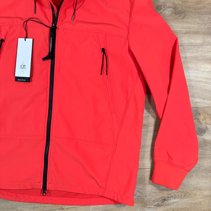 C.P. Company Shell-R Goggle Jacket in Poinciana Orange