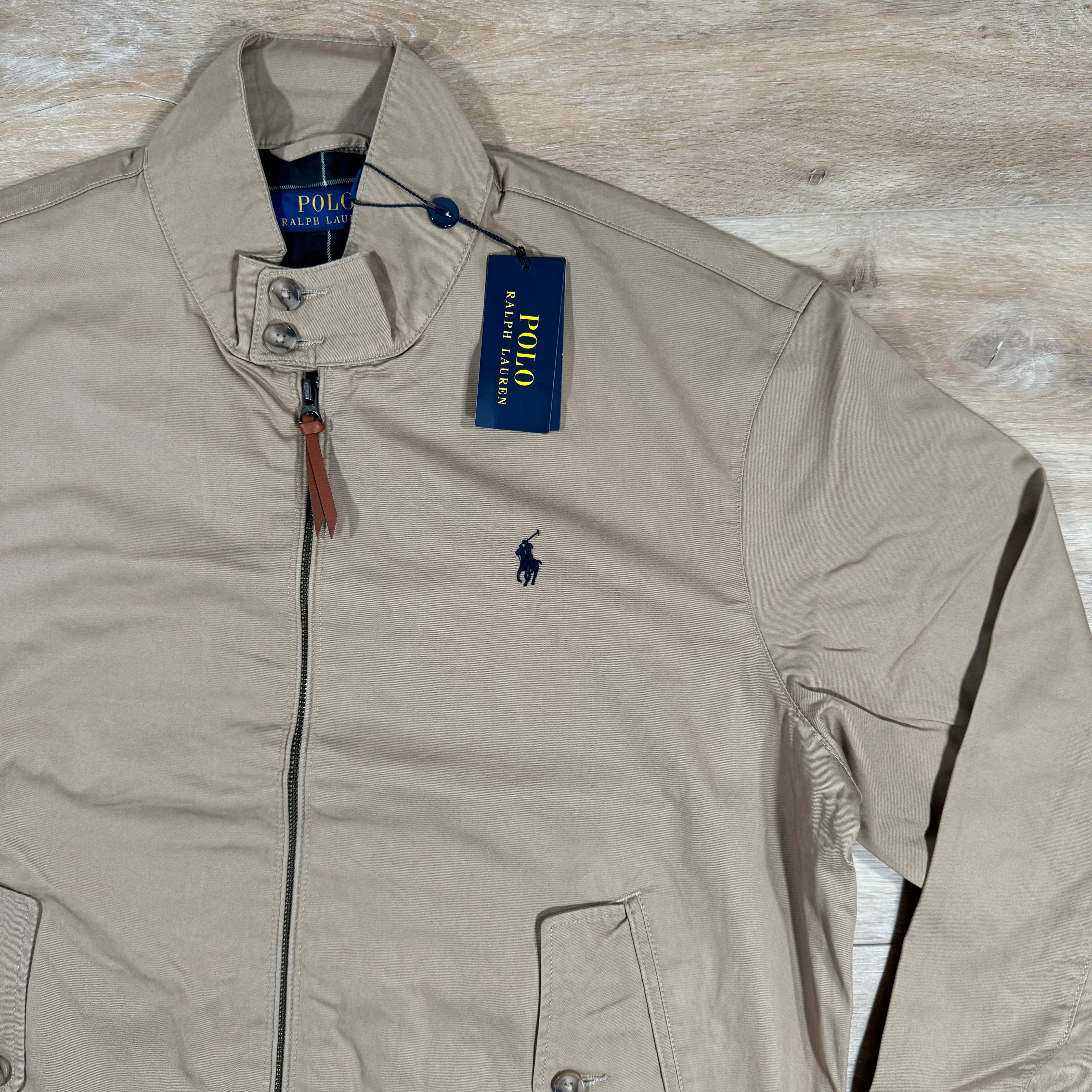 Ralph Lauren Bomber Jacket in Beige LABEL MENSWEAR