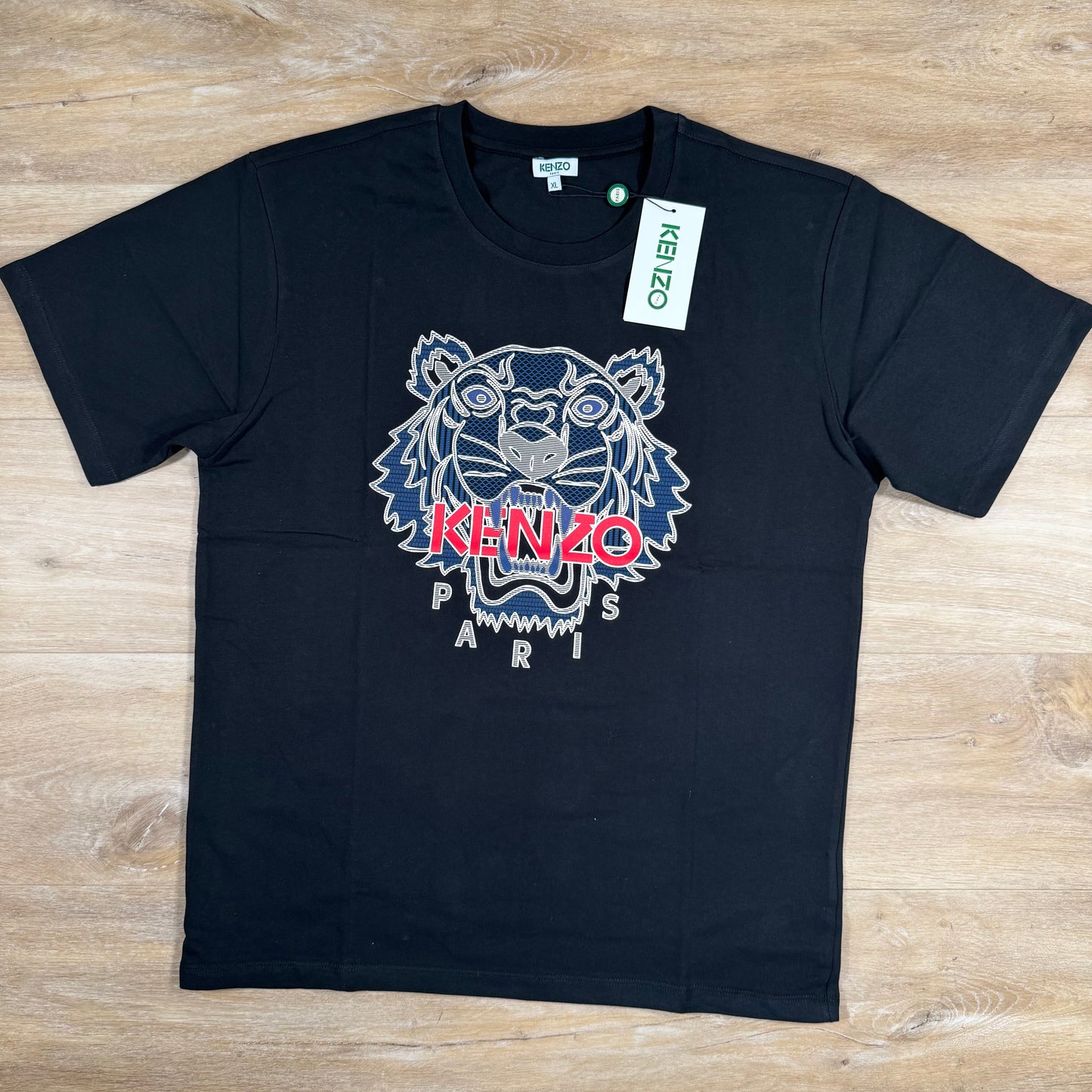 Kenzo Tiger Print T-Shirt in Black