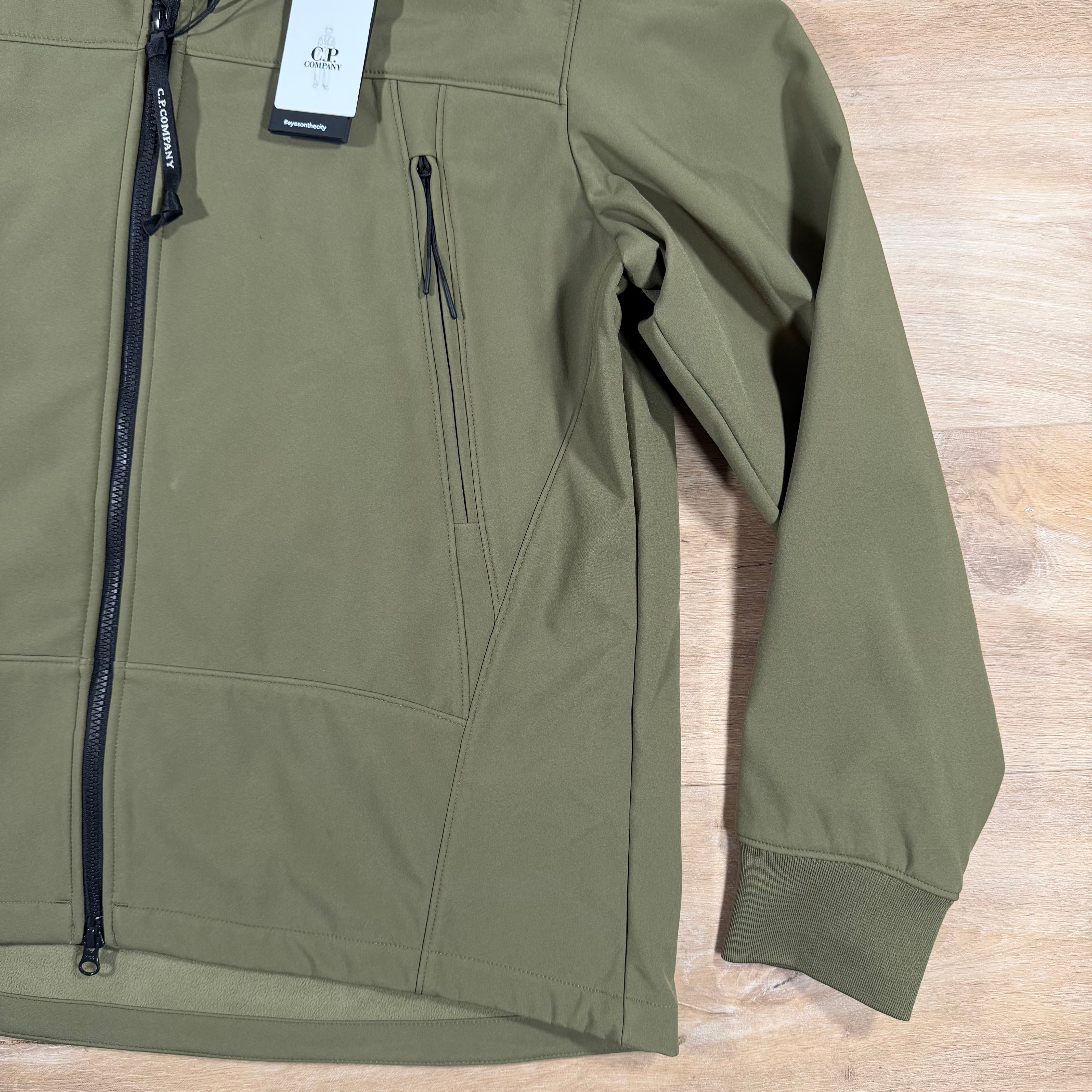 C.P. Company Shell-R Goggle Jacket in Elmwood Green – Label Menswear