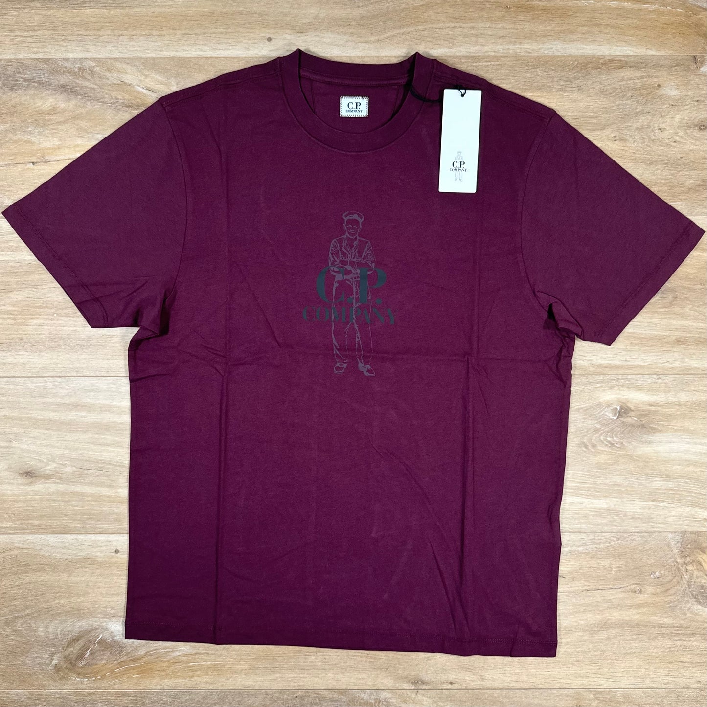 C.P. Company British Sailor T-Shirt in Potent Purple