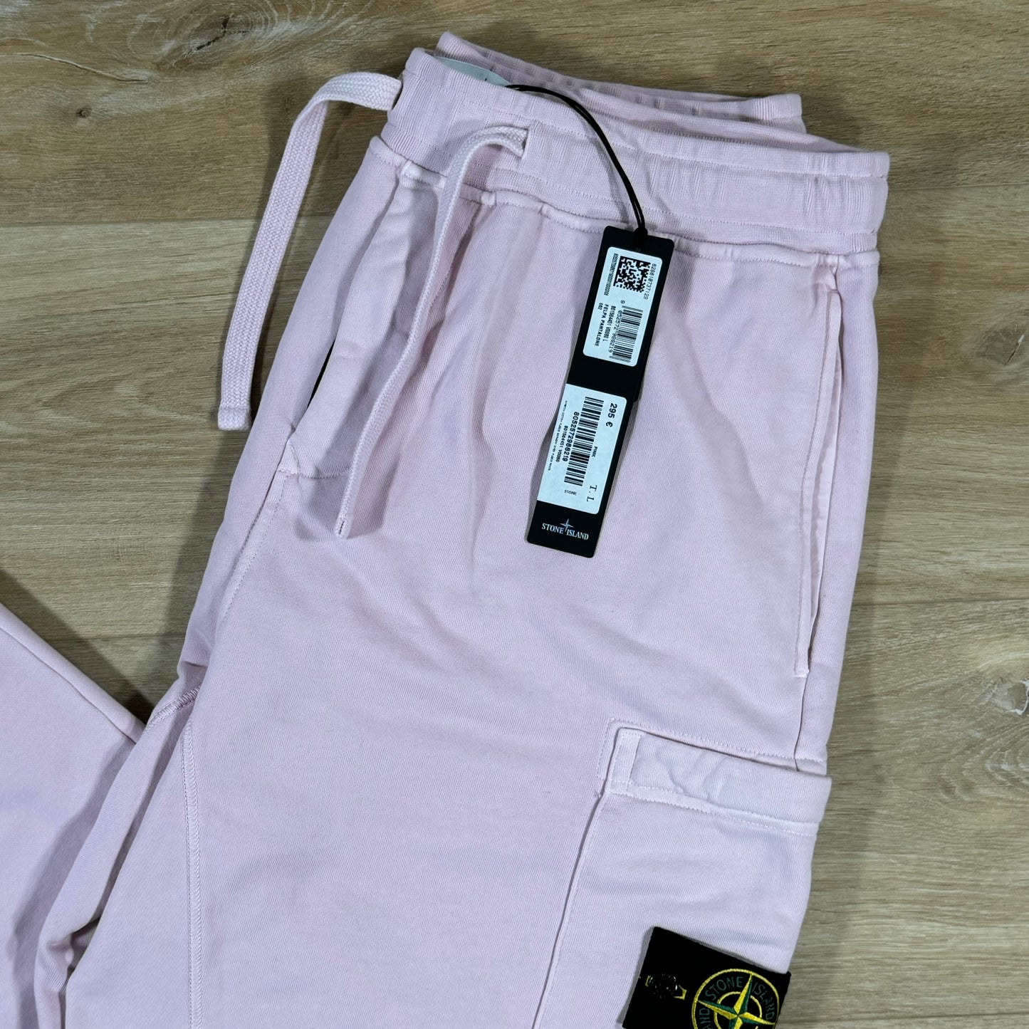 Stone Island Regular Fit Cargo Sweatpants in Pink