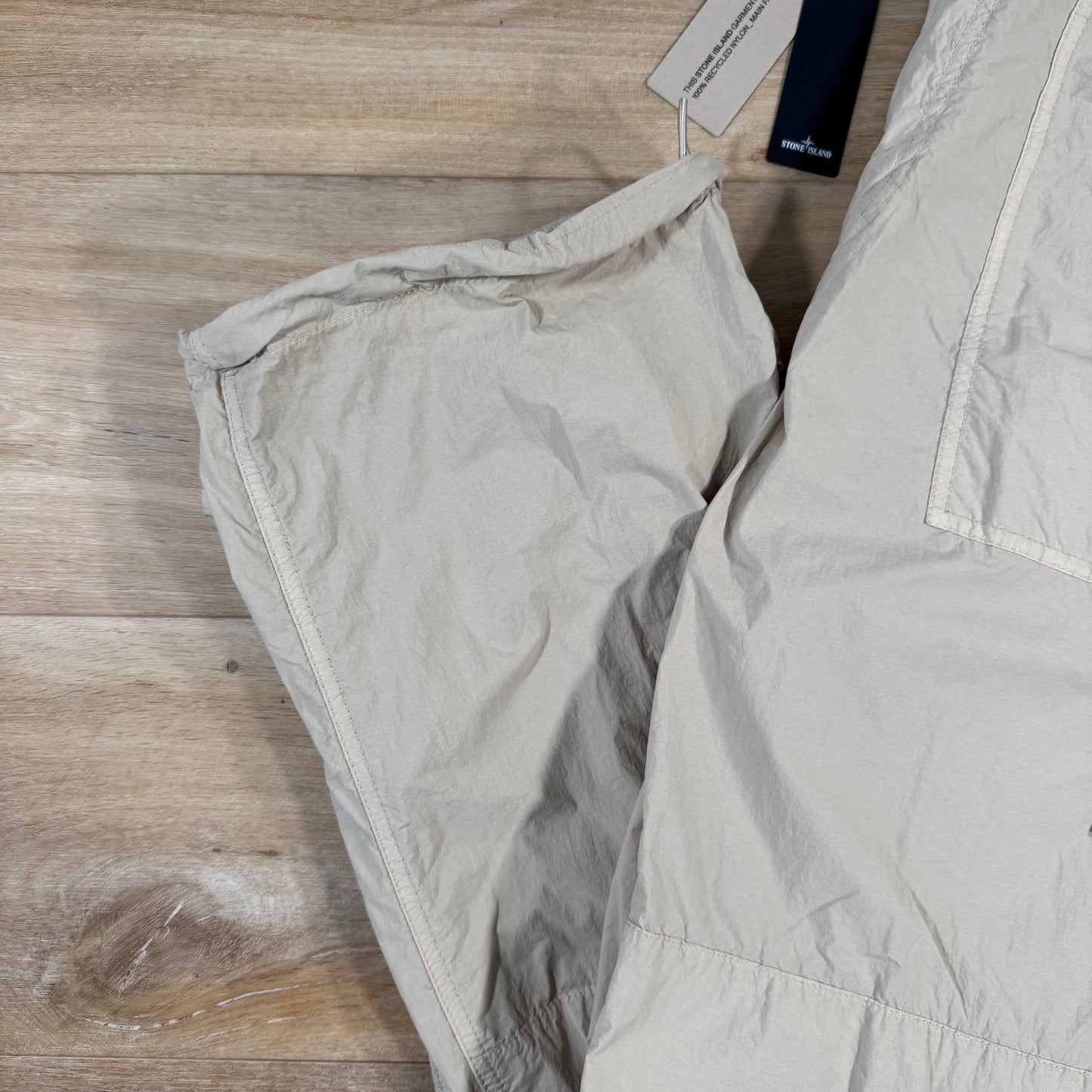 Stone Island Nylon Smerigliato Ghost Trousers in Beige