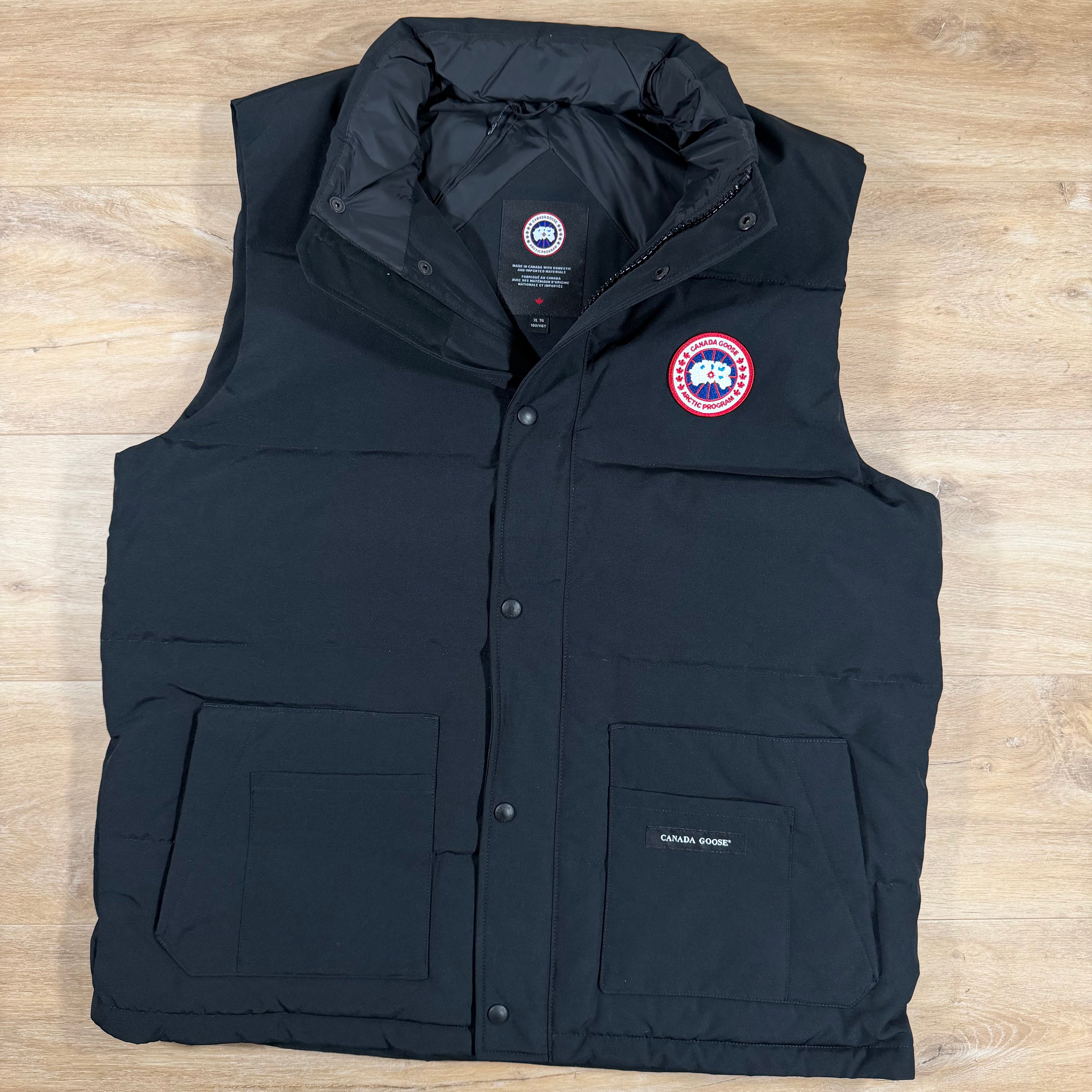 Canada Goose Freestyle Crew Vest in Black – Label Menswear