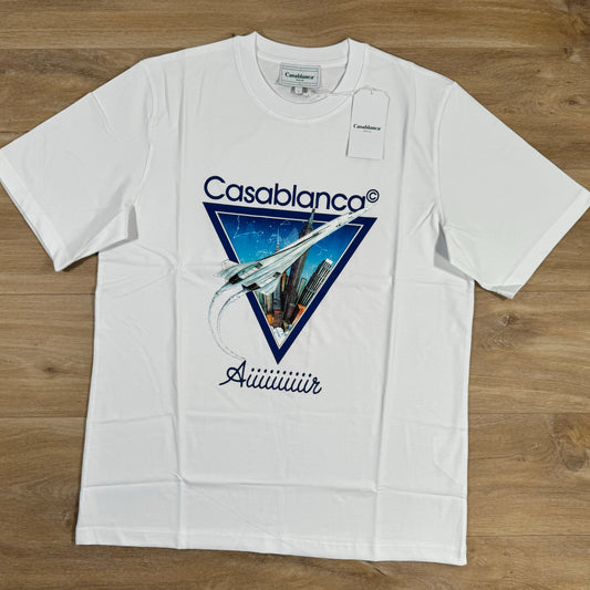 Casablanca Aiiiiir T-Shirt in White