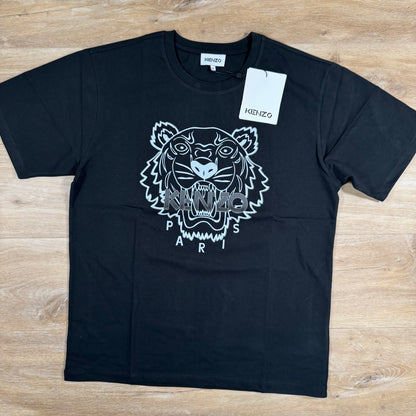 Kenzo Tiger Print T-Shirt in Black
