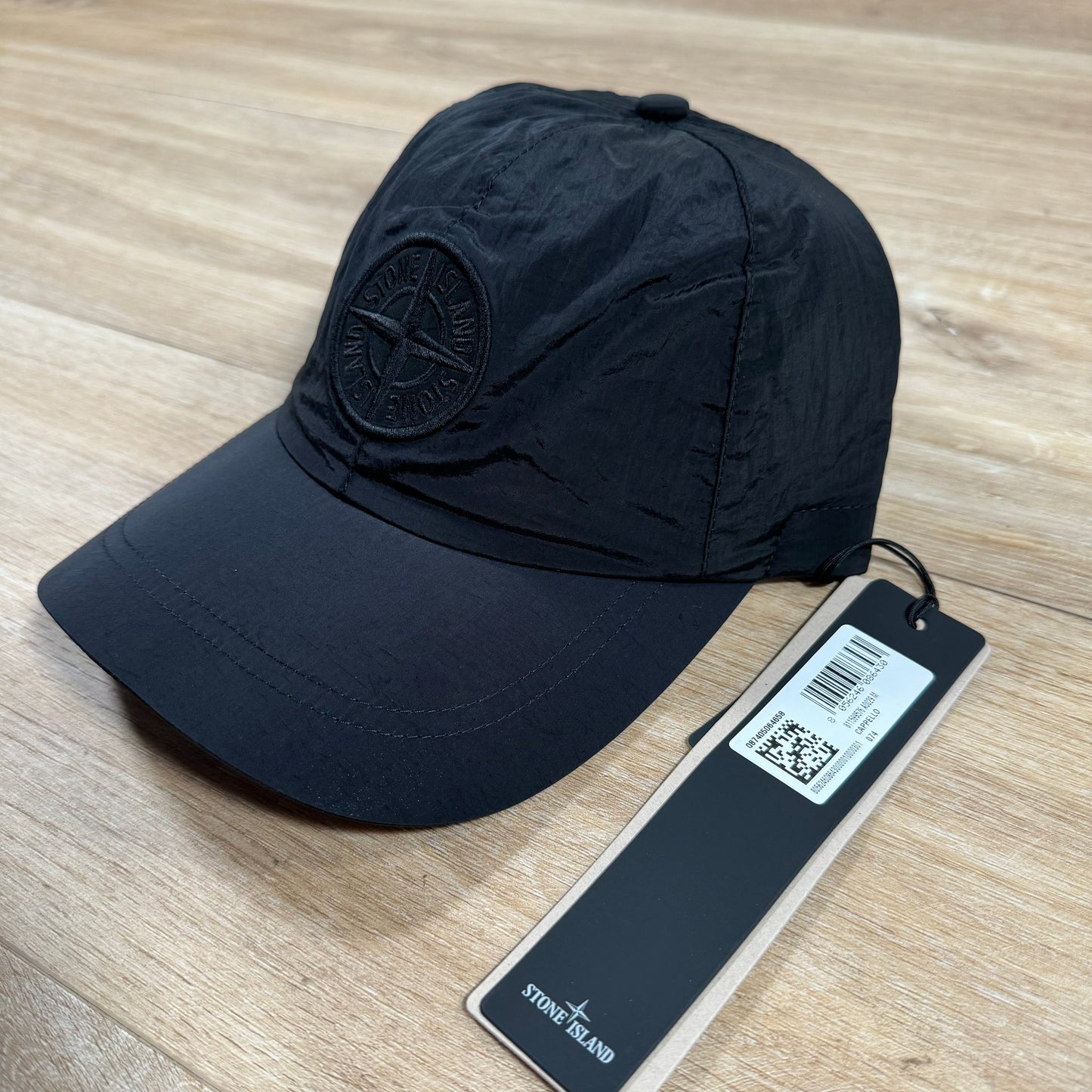 Stone Island Nylon Metal Cap in Black