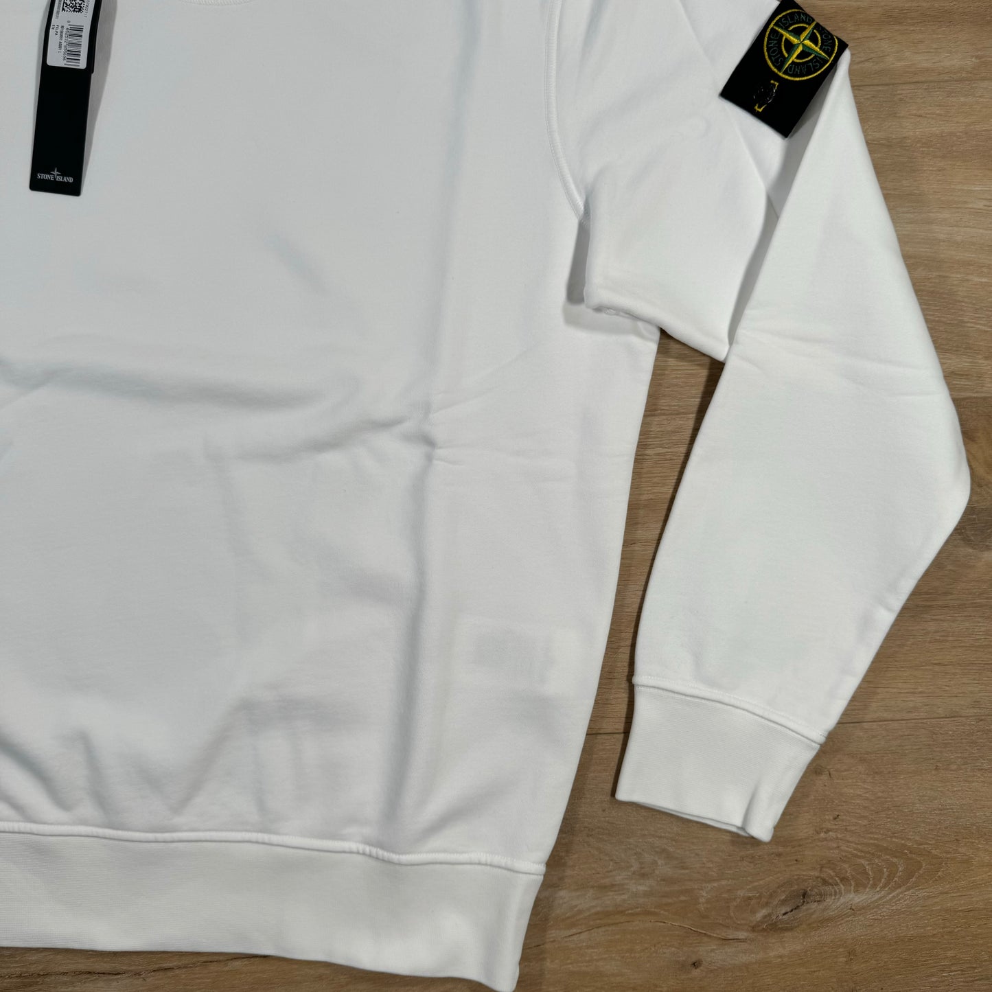 Stone Island Crewneck Sweatshirt in White