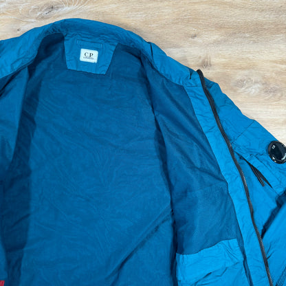 C.P. Company Taylon L Lens Overshirt in Ink Blue