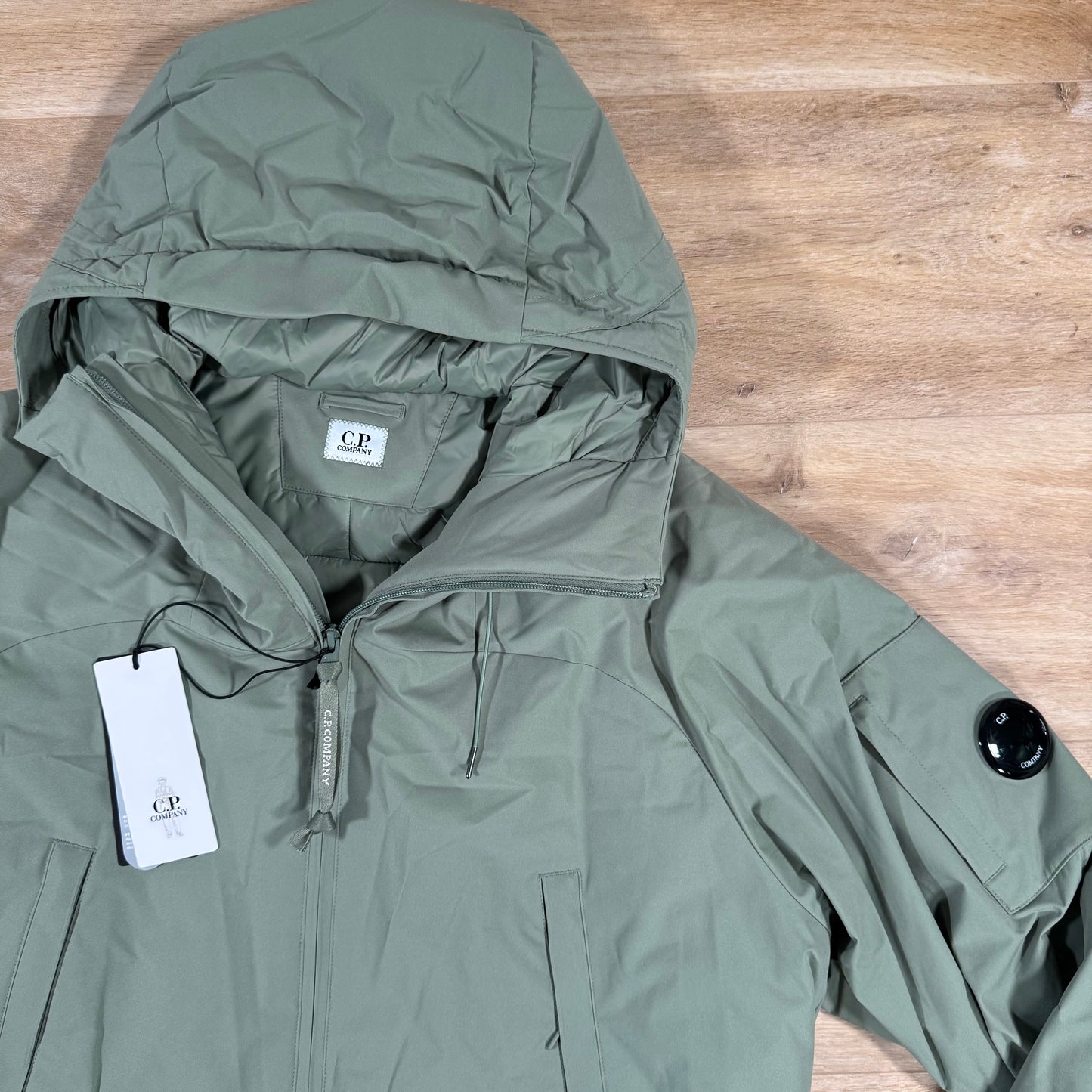 C.P. Company Pro-Tek Padded Lens Jacket in Green Banana